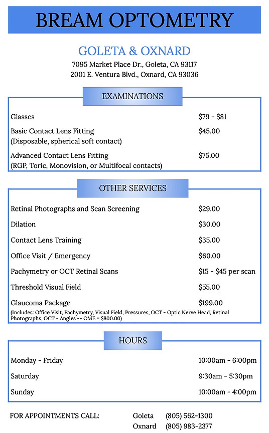 Bream Optometry Vision Services